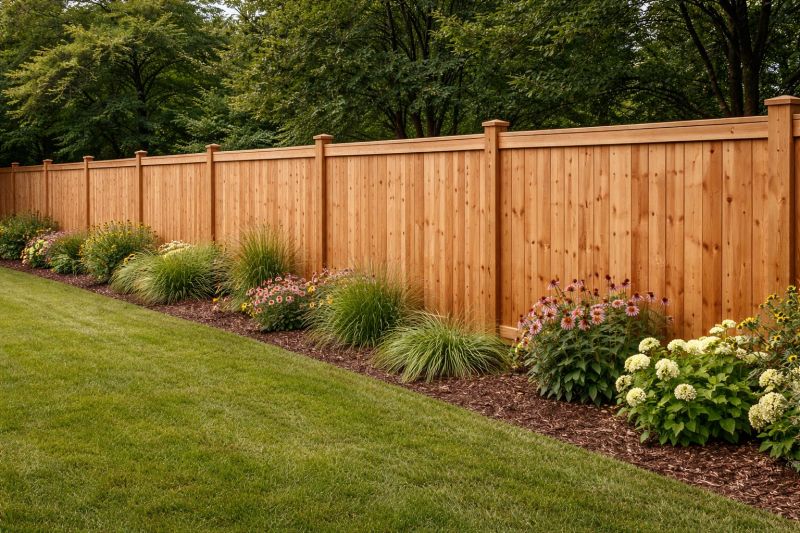 Wood Plank Fence Installation in Pearland, TX