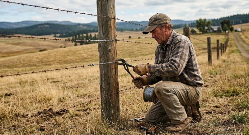 Barbed Wire Fence Replacement Service